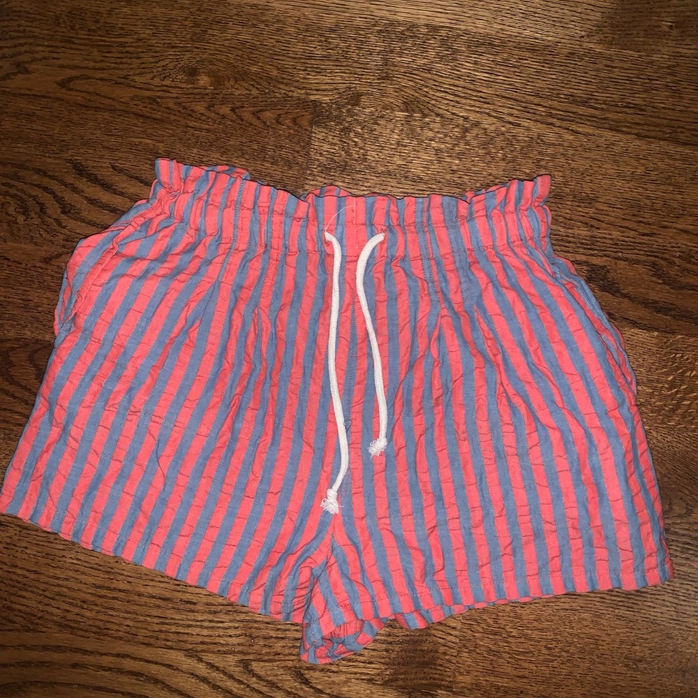 striped shorts